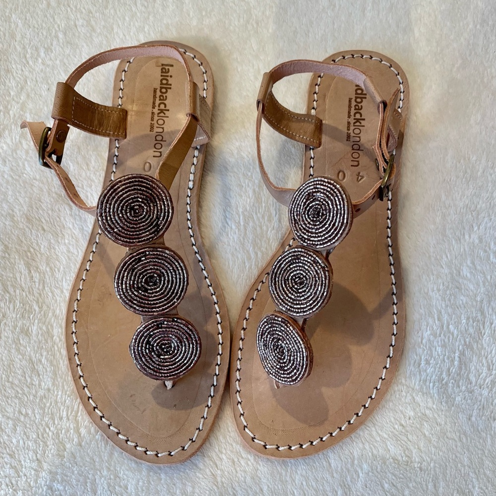 Isko Flat Tan Leather - Silky Pink